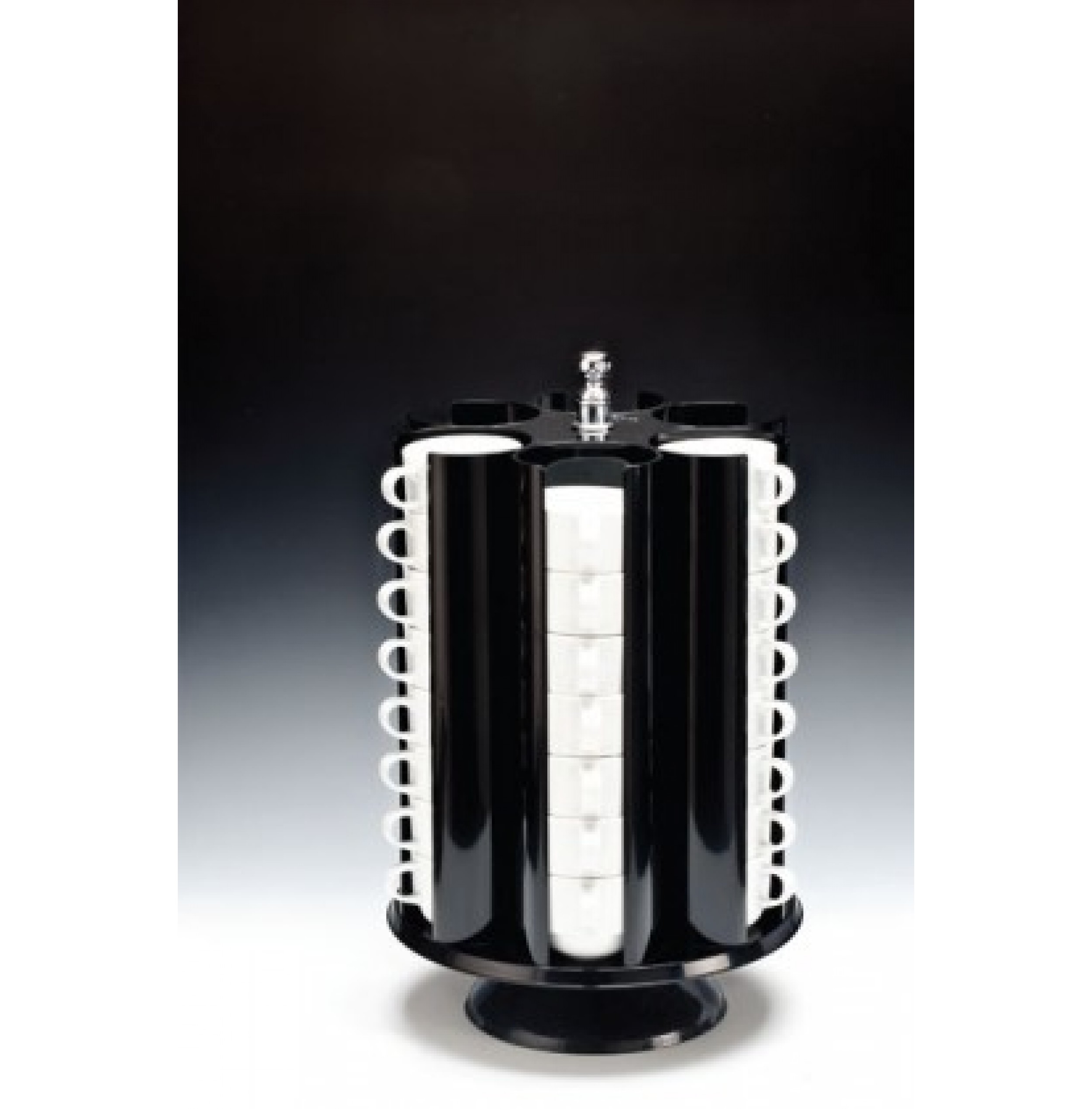 DÖNER FİNCAN STANDI Ø 30 X H: 48 Cm STANDIN KAPASİTESİ 48 Adet FİNCANDIR.